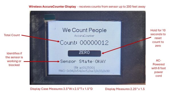 AccuraCounter Wireless - AC Powered Standalone Counter with Wireless Remote Display - Image 5